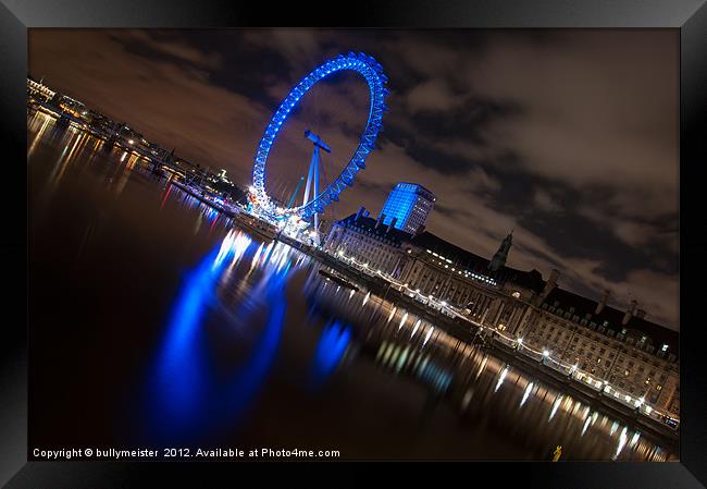:The Eye of London: Framed Print by bullymeister 