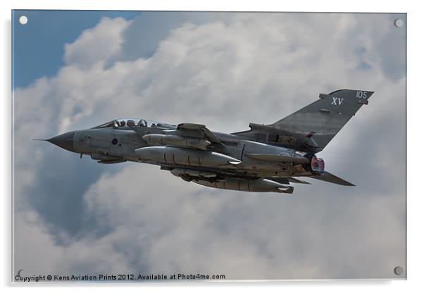 Tornado GR4 XV Squadron Acrylic by Oxon Images