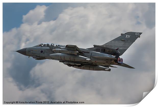 Tornado GR4 XV Squadron Print by Oxon Images