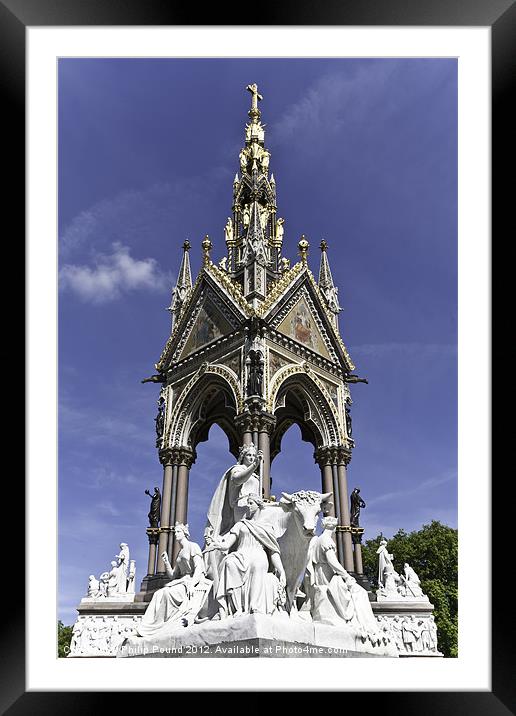 Albert Memorial London Framed Mounted Print by Philip Pound