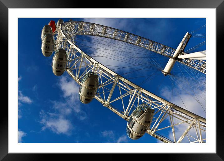 The London Eye Framed Mounted Print by David Pyatt