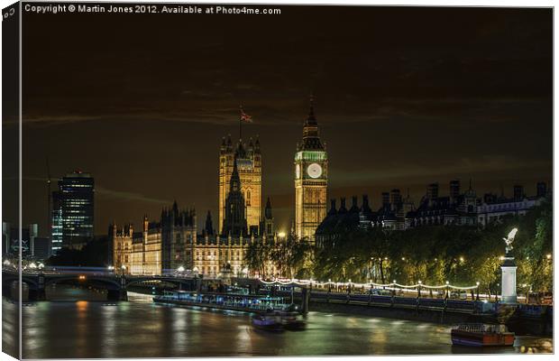 A Westminster Evening Canvas Print by K7 Photography