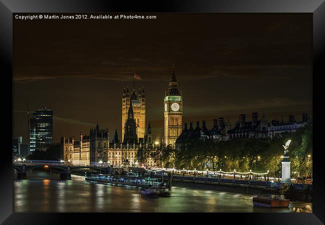 A Westminster Evening Framed Print by K7 Photography
