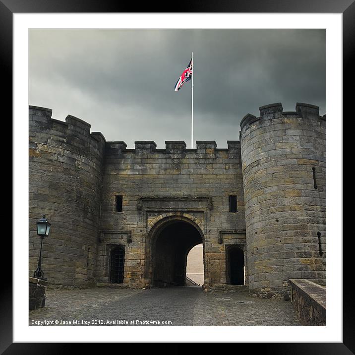 Entrance to Stirling Castle, Scotland Framed Mounted Print by Jane McIlroy