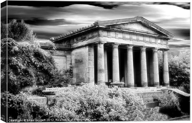 The Old Temple Canvas Print by Brian  Raggatt
