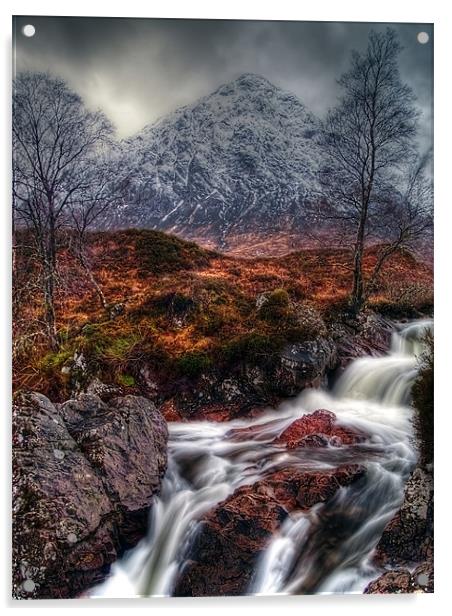 The Buachaille Etive Mor Acrylic by Aj’s Images