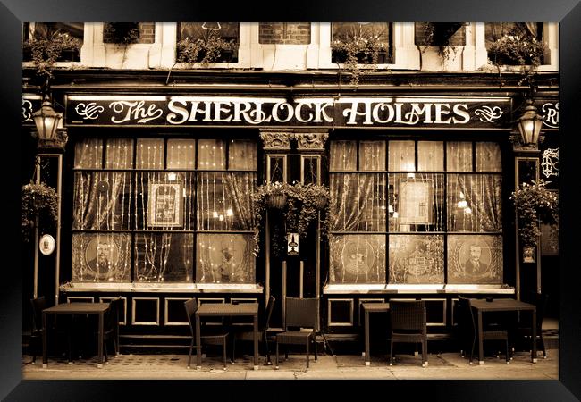 The Sherlock Holmes Pub Framed Print by David Pyatt