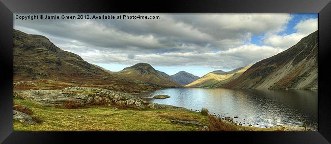 Wastwater ,The Lake District Framed Print by Jamie Green