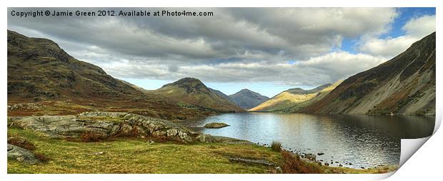 Wastwater ,The Lake District Print by Jamie Green