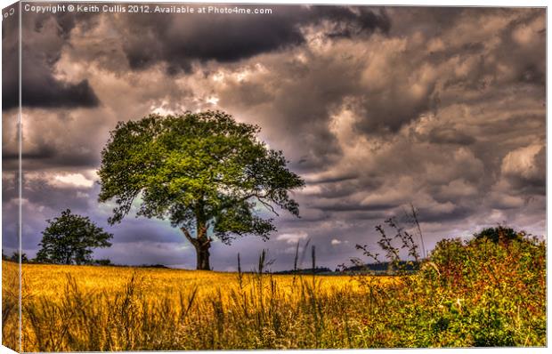Angry Sky Canvas Print by Keith Cullis