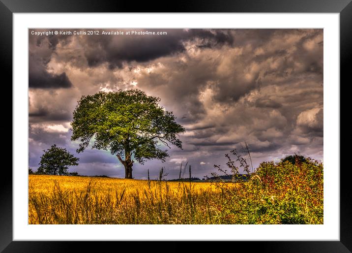 Angry Sky Framed Mounted Print by Keith Cullis