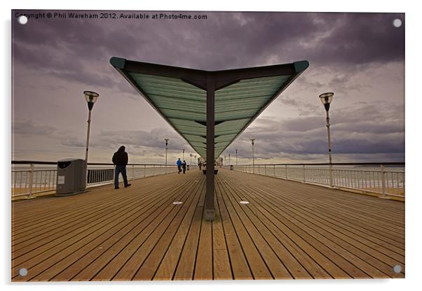Bournemouth Pier Acrylic by Phil Wareham