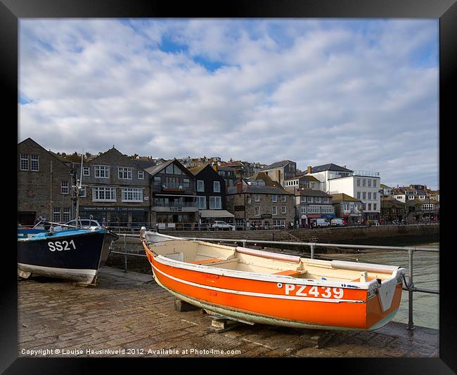 St Ives, Cornwall Framed Print by Louise Heusinkveld