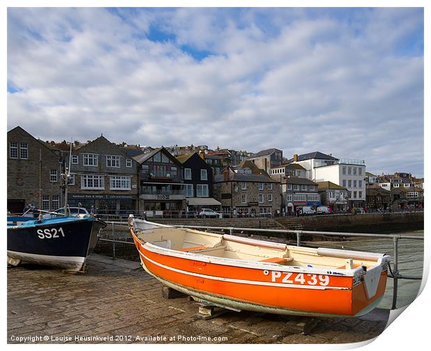St Ives, Cornwall Print by Louise Heusinkveld