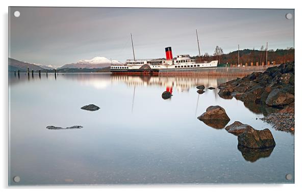 Loch Lomond shores Acrylic by Grant Glendinning