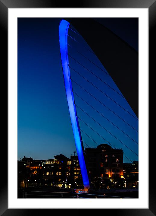 Blue Eye Bridge Framed Mounted Print by Adrian Thurm