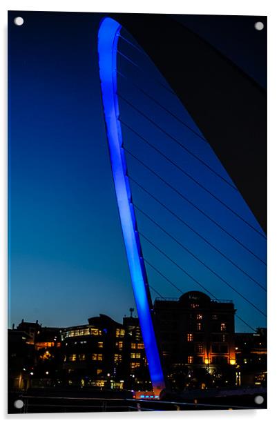 Blue Eye Bridge Acrylic by Adrian Thurm