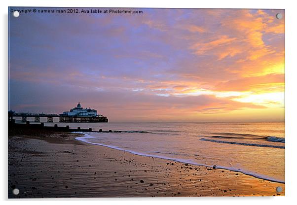 Dawn at the pier Acrylic by camera man