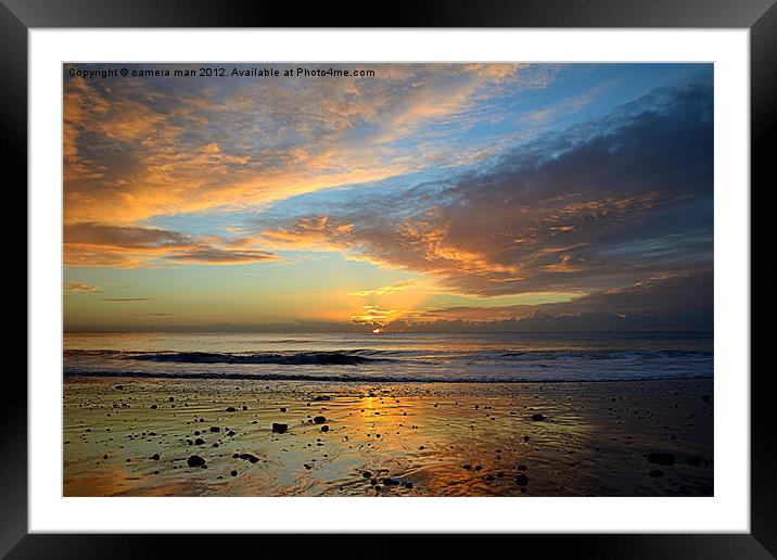 Fire on High Framed Mounted Print by camera man