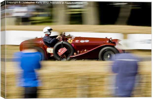 classic speed Canvas Print by Christopher Kelly