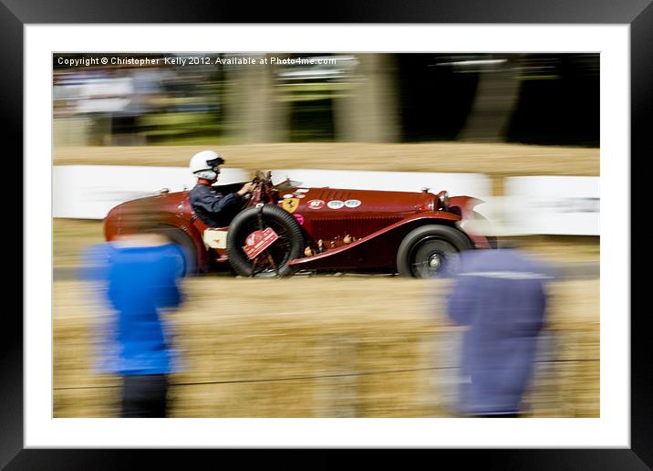 classic speed Framed Mounted Print by Christopher Kelly