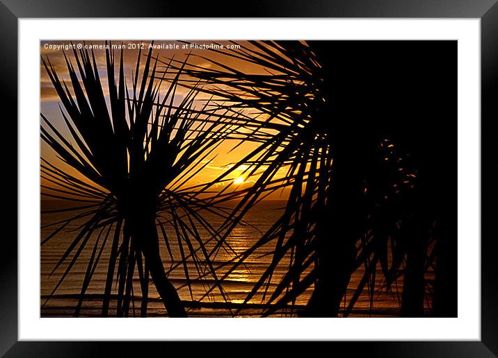Golden Dawn Framed Mounted Print by camera man