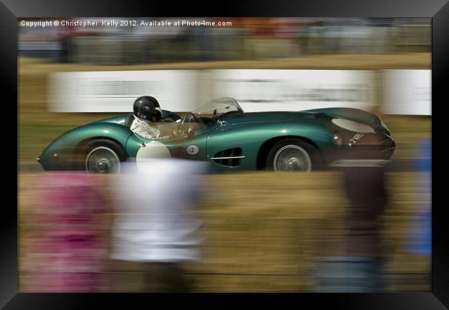 Classic Speed Framed Print by Christopher Kelly
