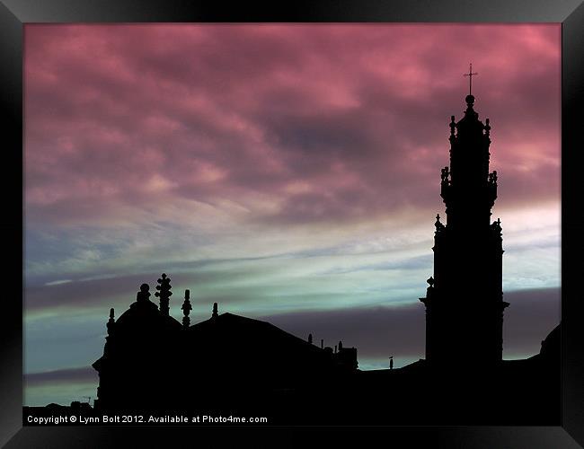 Clerigos Tower Oporto Framed Print by Lynn Bolt