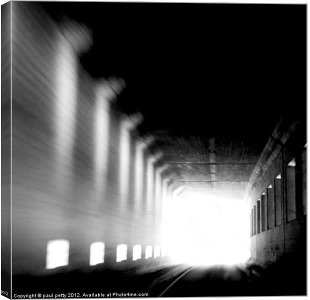 Tunnel Vision Canvas Print by paul petty