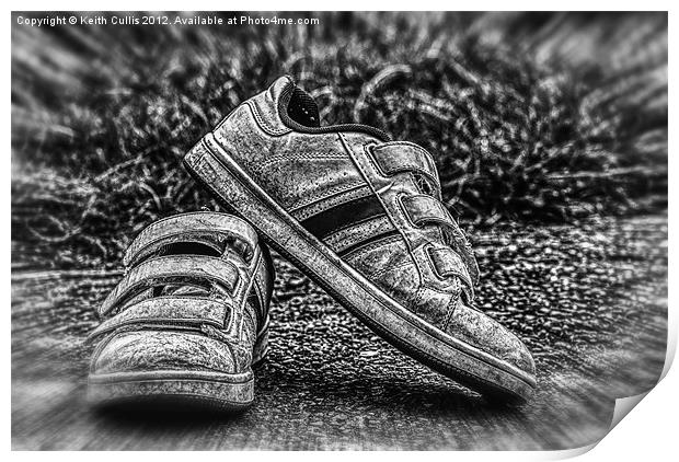 Tired Trainers Print by Keith Cullis