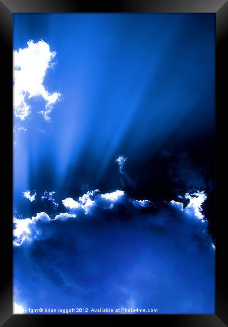 Sharm Skies Framed Print by Brian  Raggatt