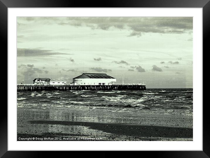 Clacton-on-Sea pier Framed Mounted Print by Doug McRae