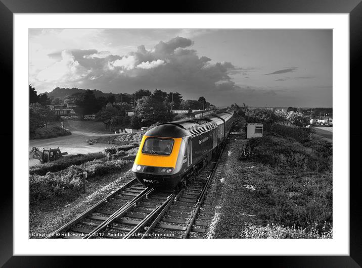 HST at the Warren Framed Mounted Print by Rob Hawkins