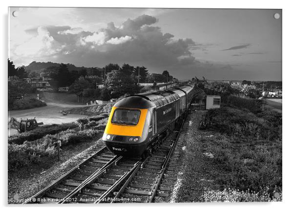 HST at the Warren Acrylic by Rob Hawkins