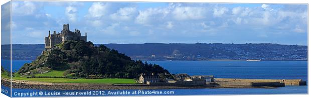 St Michaels Mount, Cornwall Canvas Print by Louise Heusinkveld