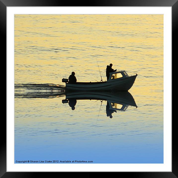 Return Fishing Journey Framed Mounted Print by Sharon Lisa Clarke