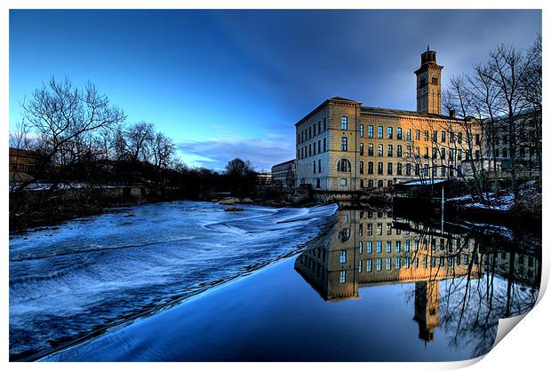 New Mill, Saltaire Print by mark davis