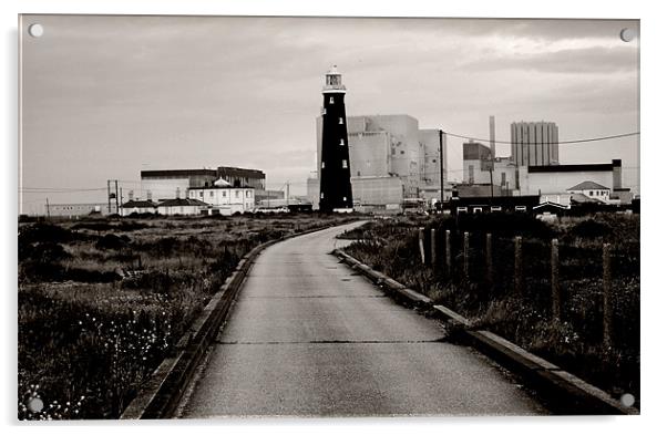 Power station in Dungeness Acrylic by Sophie Martin-Castex