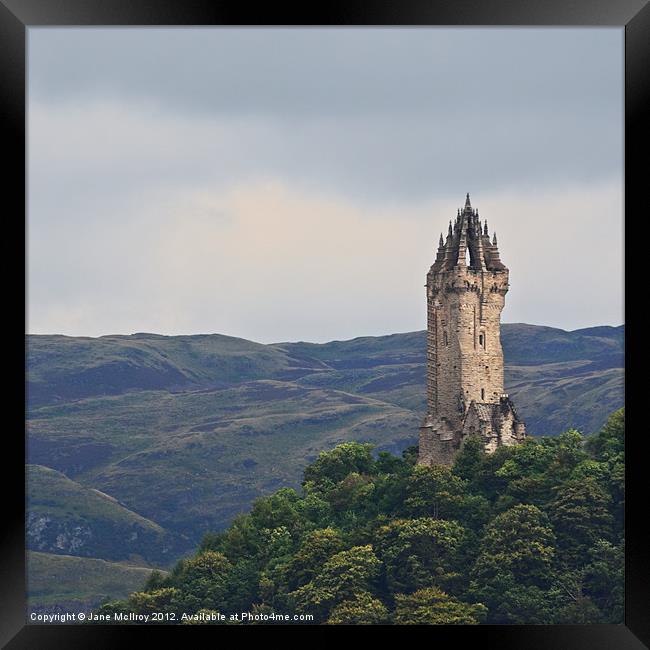 Wallace Monument, Stirling Framed Print by Jane McIlroy