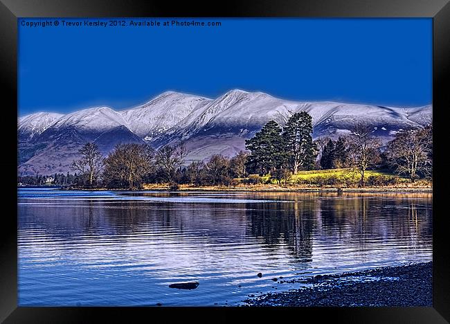 Derwentwater  Lake District Framed Print by Trevor Kersley RIP