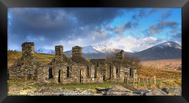 Quarrymans cottages Framed Print by Rory Trappe