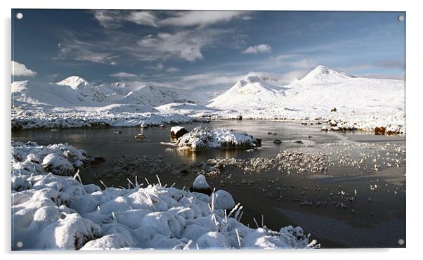 Glencoe Winter Acrylic by Grant Glendinning