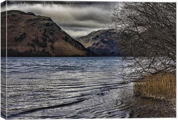 Winter in the Lakes Canvas Print by Trevor Kersley RIP