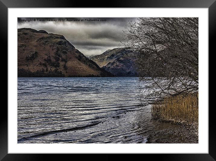 Winter in the Lakes Framed Mounted Print by Trevor Kersley RIP