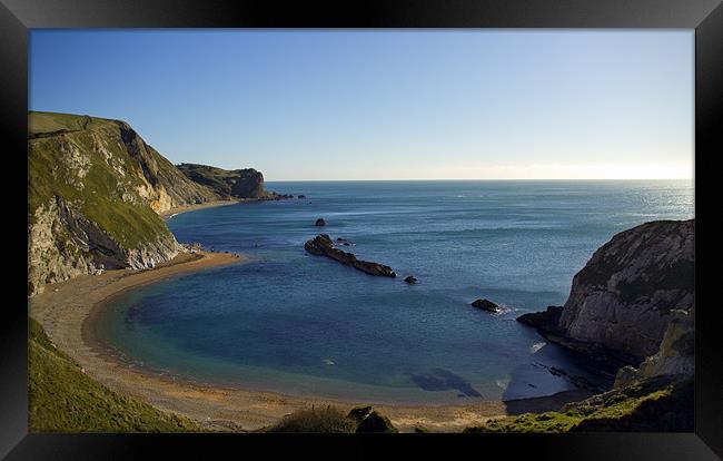 Man O War Bay Framed Print by Sandi-Cockayne ADPS