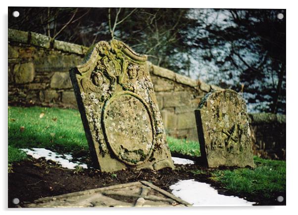 Gravestones  Acrylic by Gavin Liddle