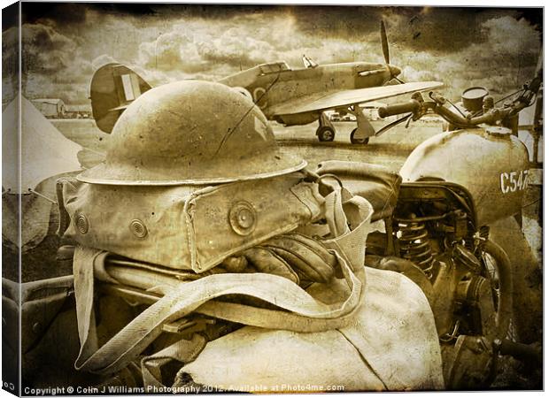 The Battle Of Britain is About to Begin - 1940 Canvas Print by Colin Williams Photography