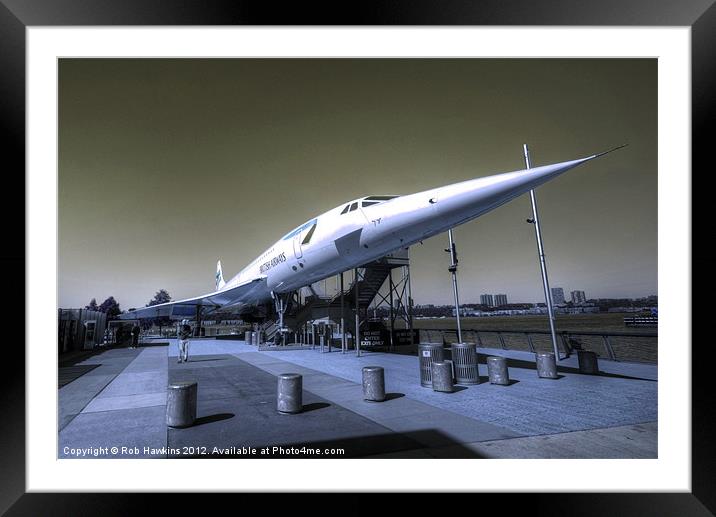 Supersonic Framed Mounted Print by Rob Hawkins