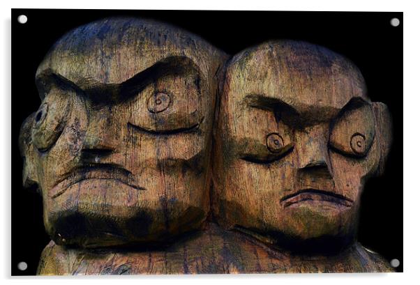 Trolls! Acrylic by Ade Robbins