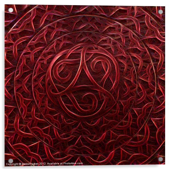 Celtic designs and patterns 20 Acrylic by stewart oakes